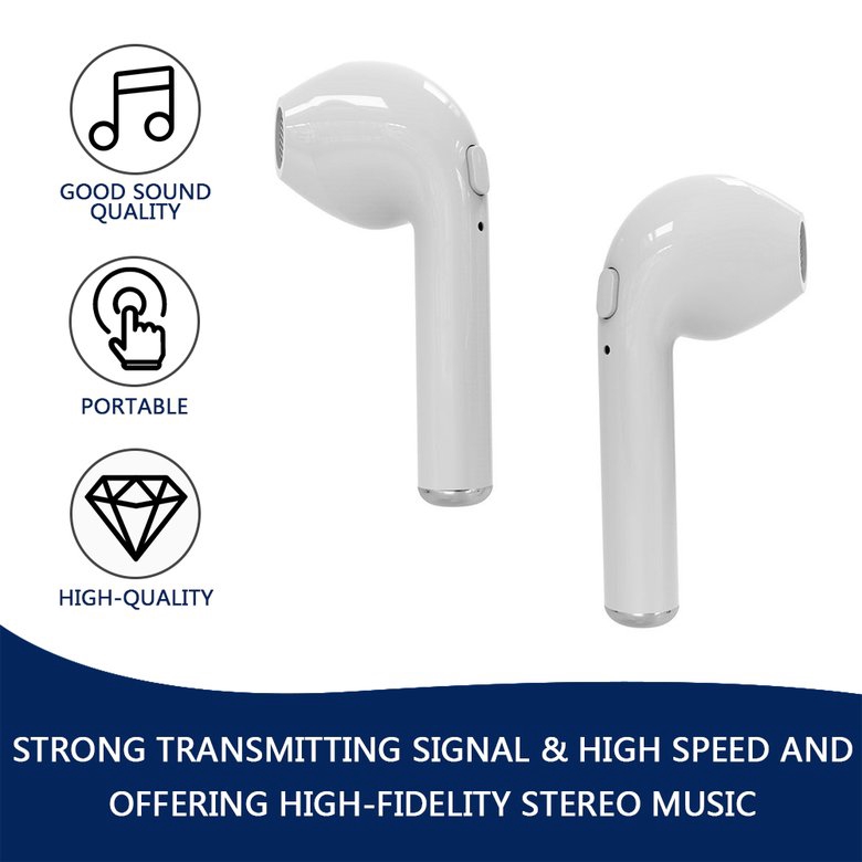 PK HBQ-i7 Twins Wireless Earbuds V4.2 Stereo Headset Earphone