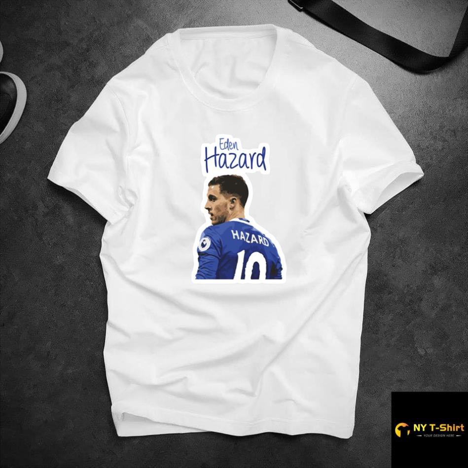 [Freeship] Áo Thun In Hình Eden Hazard Mã 07 - Áo In Hình Cầu Thủ Bóng Đá
