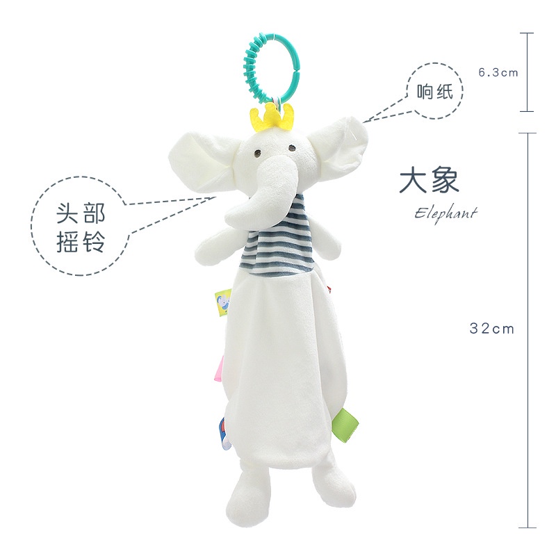 Khăn lông mềm mại thoải mái họa tiết động vật hoạt hình dễ thương cho bé