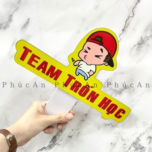 [Ảnh thật] Bảng nhỏ cầm tay sinh nhật - đám cưới - bảng hashtag cầm tay dễ thương 30cm