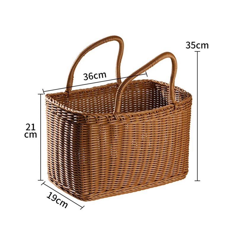 Giỏ Đan Mây Đựng Hoa Quả Trang Trí Đa Ứng Dụng