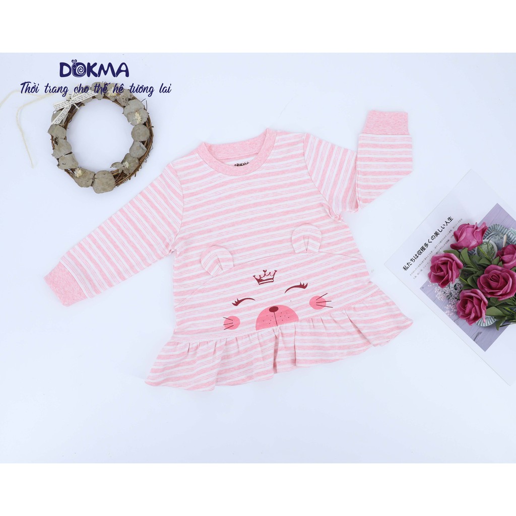 DMA192 Áo cổ tròn dài tay Dokma (9-24m)