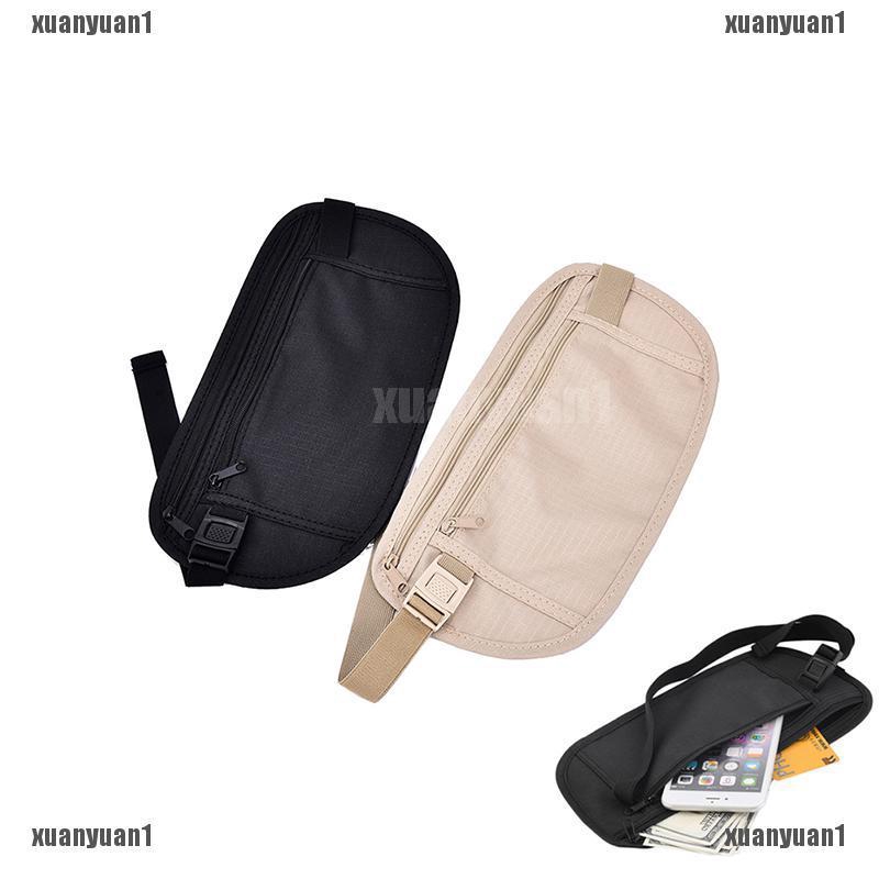 1 Túi Đựng Tiền / Vé Đeo Thắt Lưng Tiện Lợi Cho Du Lịch