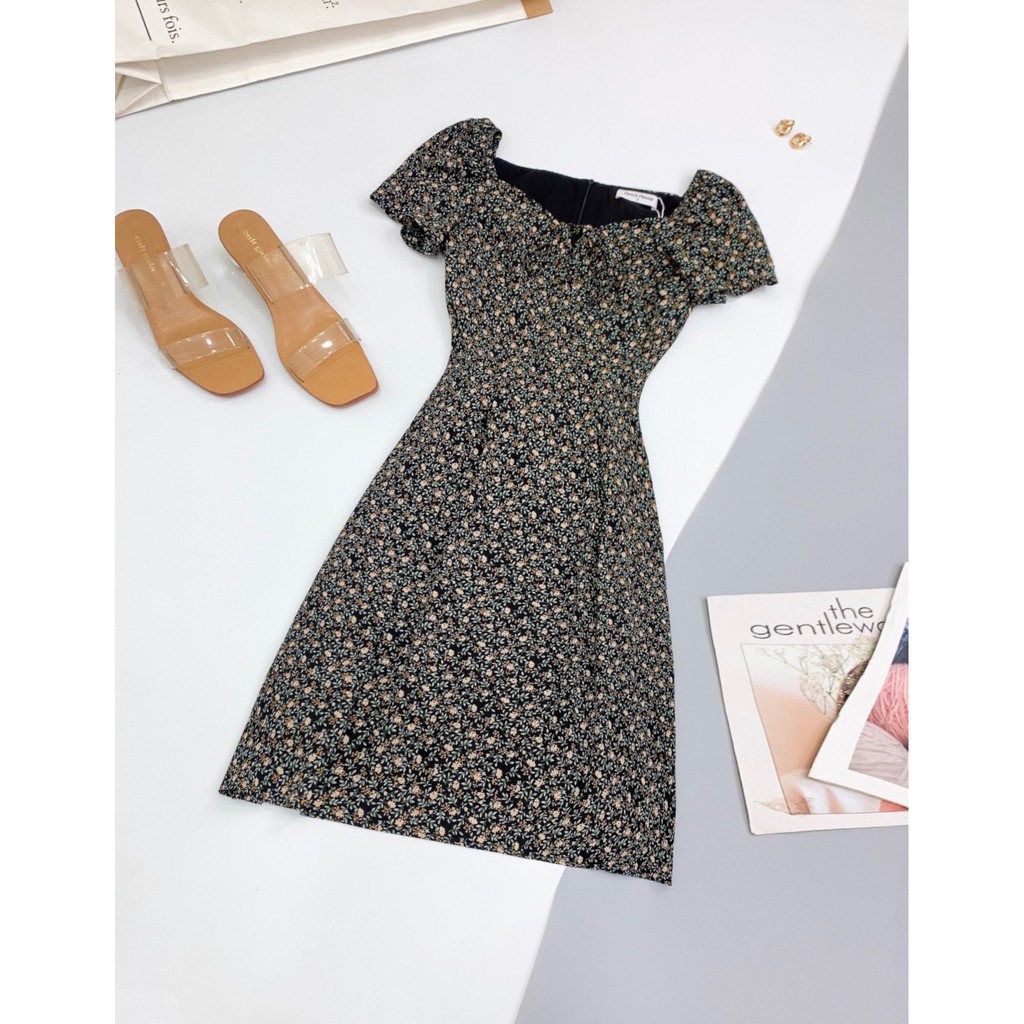 Váy xòe cổ vuông nơ ngực Zym's House - LT101 | BigBuy360 - bigbuy360.vn