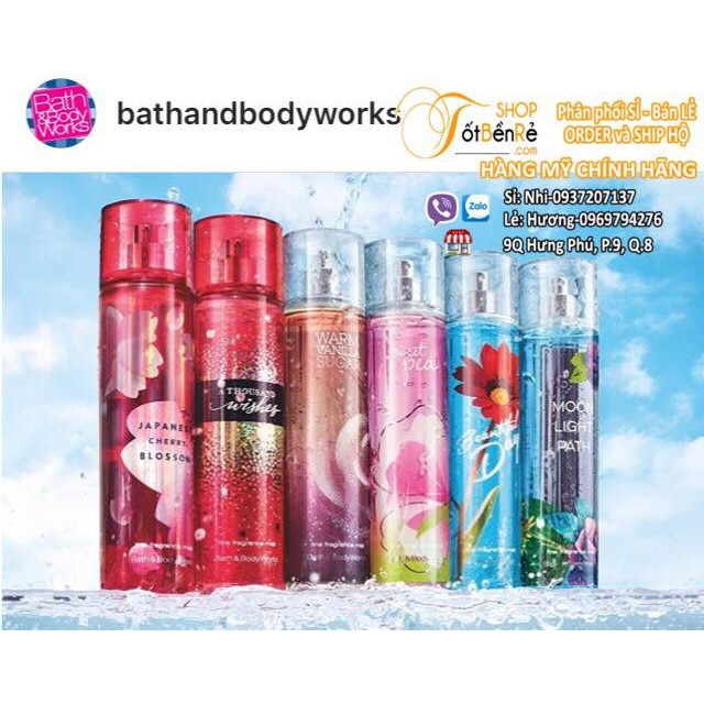 Body Mist xịt toàn thân Bath and Body Works 236ml | BigBuy360 - bigbuy360.vn