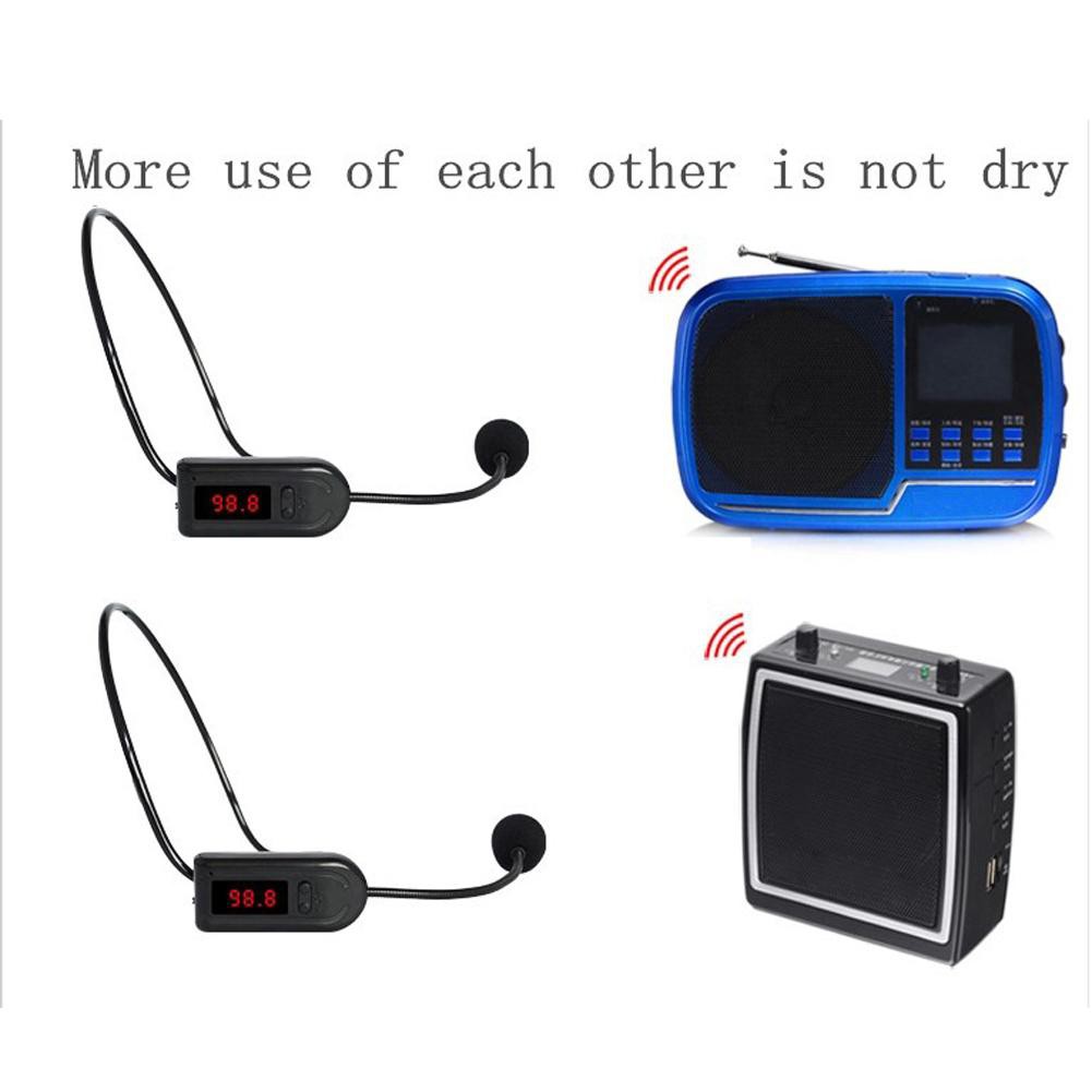 Micro không dây kết nối qua tần số FM để phát ra loa