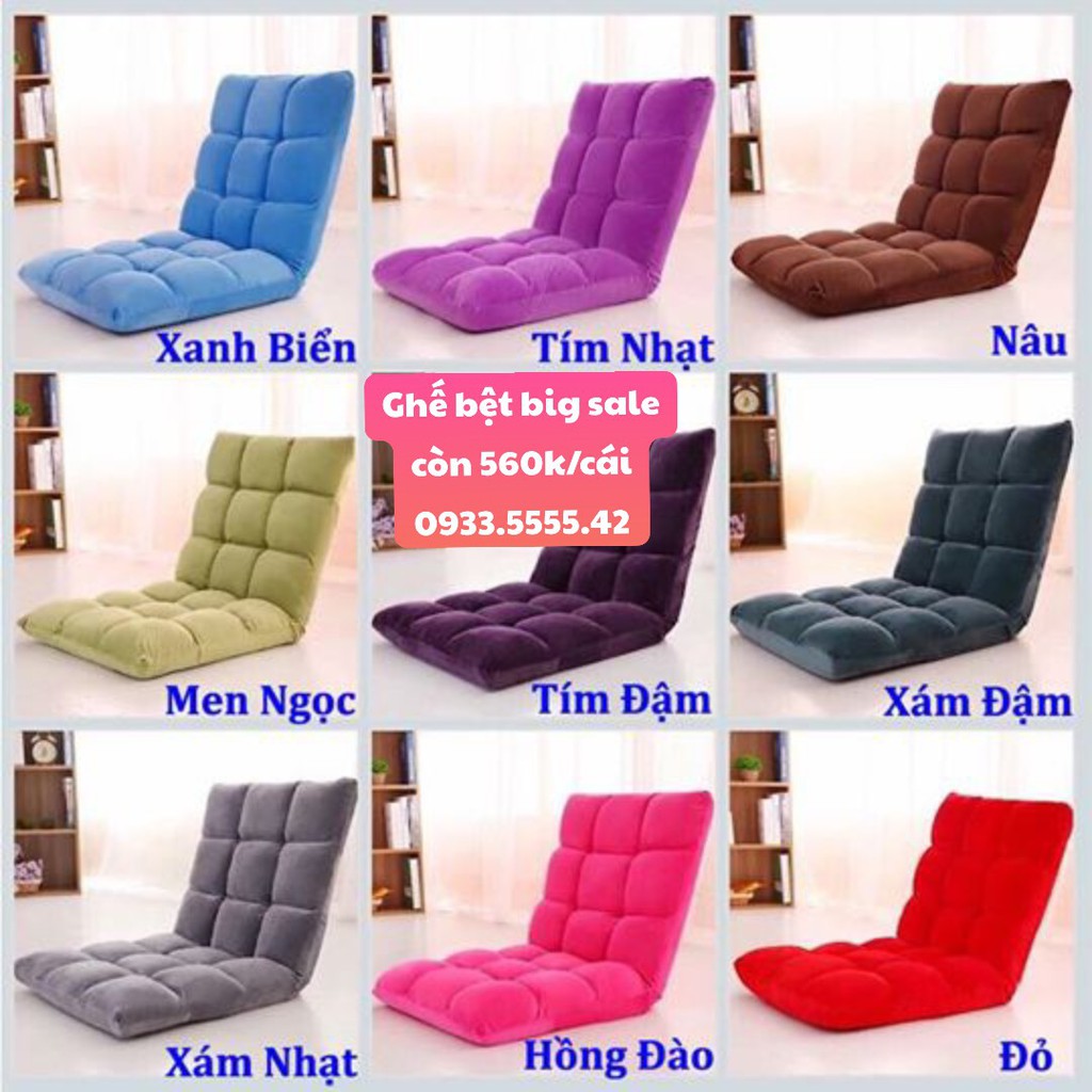 Ghế bệt tựa lưng [FREE SHIP-RẺ] ngồi thư giản, làm việc TẸC GA không lo đau lưng-mềm mịn-dễ gấp gọn và bảo quản