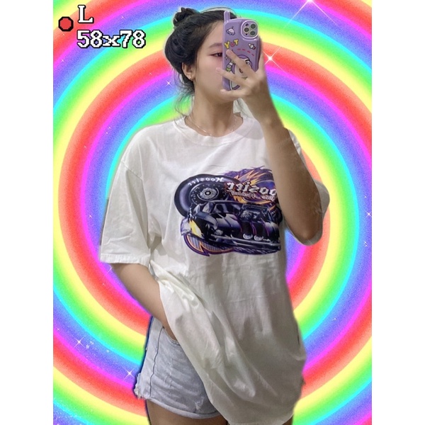 Áo thun Mỹ 2hand vải cotton tay lỡ form rộng bao đẹp 🔥