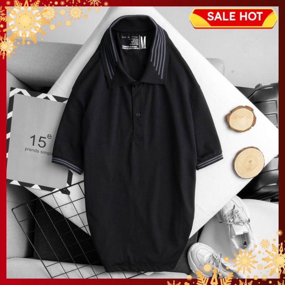 Áo Thun Nam Tay Ngắn | Áo Phông Nam Tay Lỡ Cổ Đứng Thời Trang Cao Cấp A02-002 | BigBuy360 - bigbuy360.vn