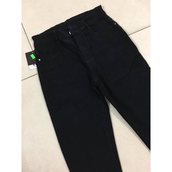 Quần jean baggy bigsize 62-85kg vải co giãn 4 chiều