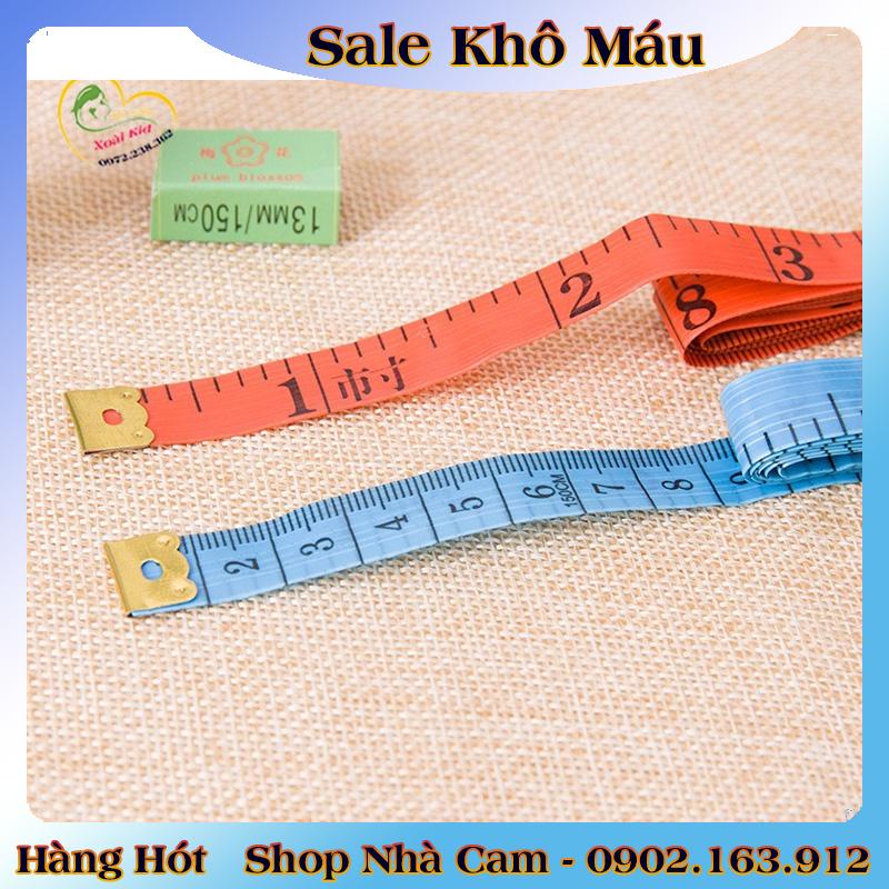 [auth] y.Thước dây đo 150cm - Thước dây may đồ, đo eo đầu bọc sắt [Hot]