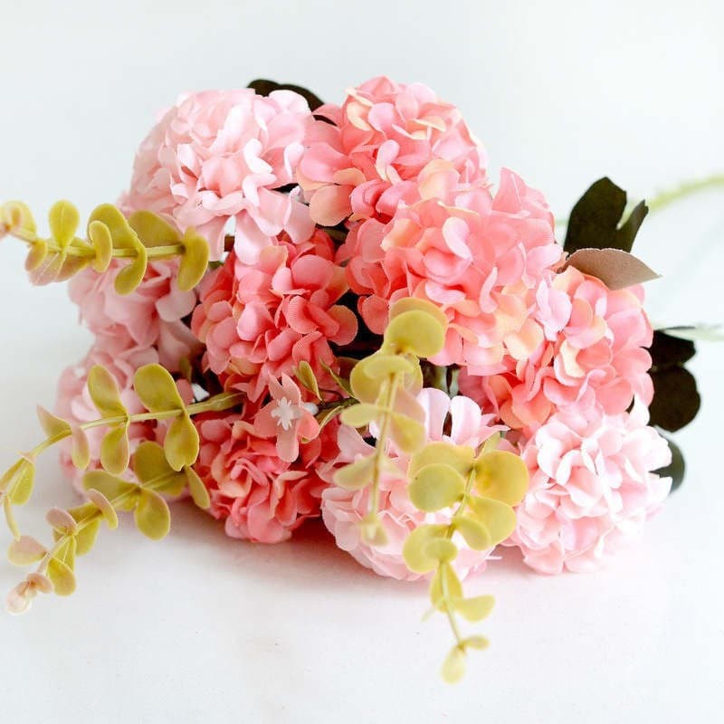 Hoa giả, cành 10 bông hoa cẩm tú cầu siêu đẹp trang trí nhà cửa, sinh nhật, tiệc cưới TT304