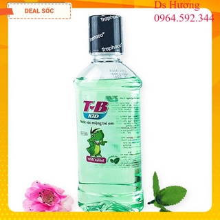 Nước súc miệng trẻ em tb t-b kid kids chai 250ml