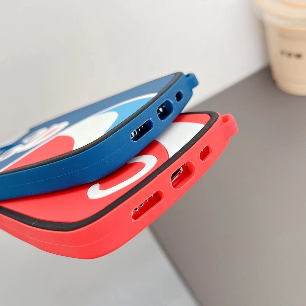 Hoạt Hình Ốp Điện Thoại Silicon Mềm Chống Sốc In Hình Lon Pepsi Cola Cho iPhone 13 12 11 Pro Max XR XS Max X 7 8 6 6s Plus