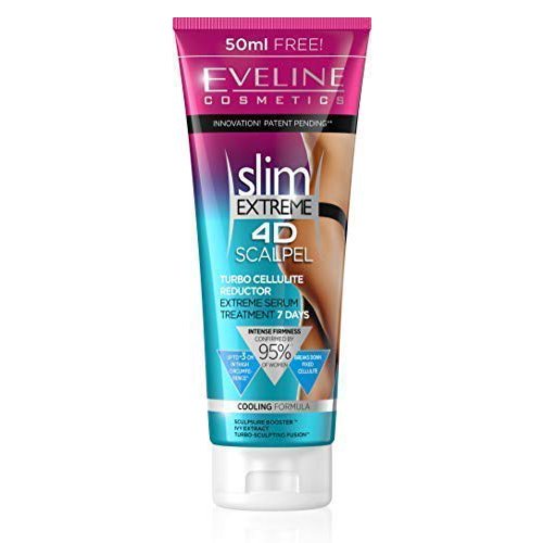 Gel tan mỡ làm lạnh SLIM EXTREME 4D Scalpel TURBO CELLULITE REDUCTOR EVELINE COSMETICS (Tan mỡ cấp tốc, mạnh mẽ)