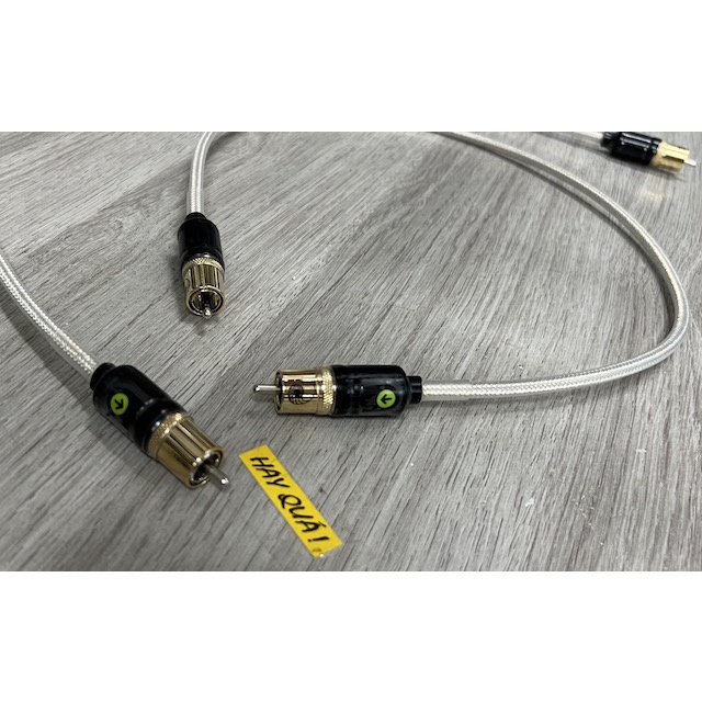 Dây tín hiệu RCA coaxial - 75Ω coaxial - Teflon Đồng mạ bạc