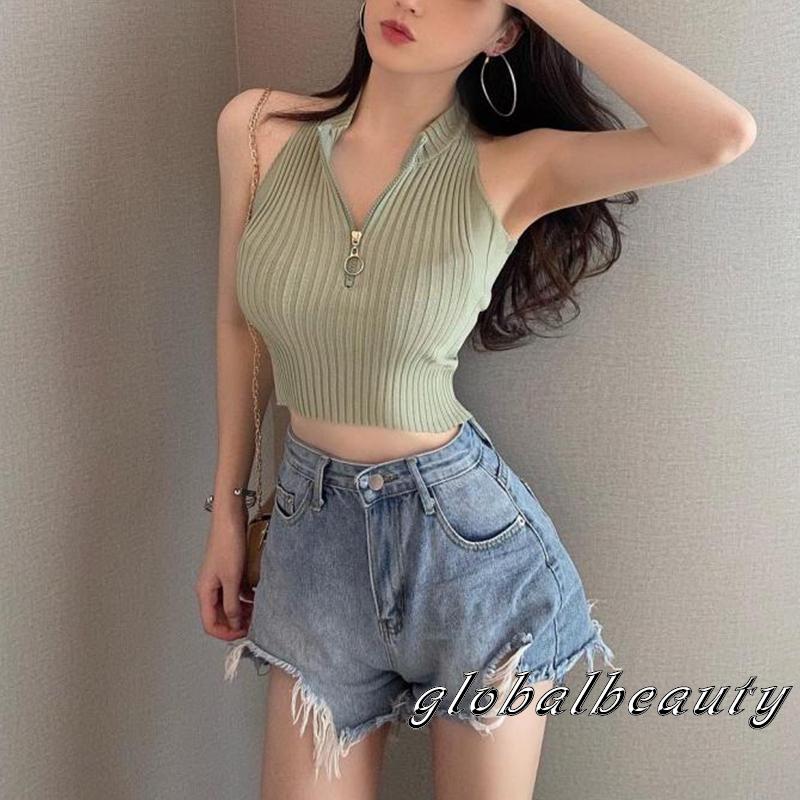 Áo Lửng Không Tay Thời Trang Quyến Rũ Cho Nữ | BigBuy360 - bigbuy360.vn