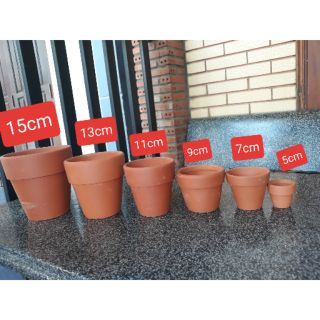 Chậu đất nung size 7cm trồng sen đá xương rồng
