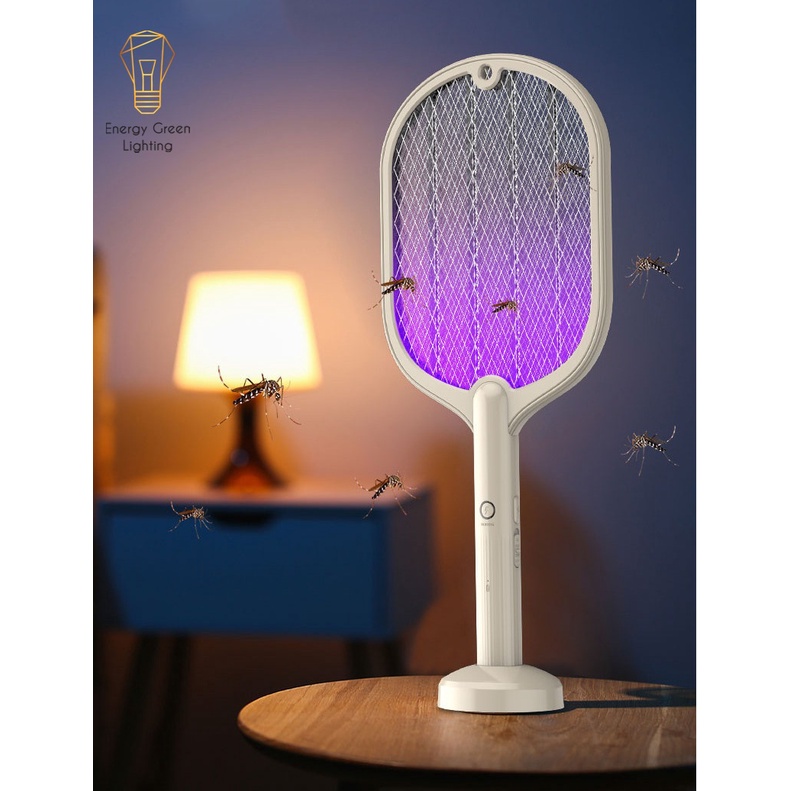 [PIN TRÂU] Vợt Bắt Muỗi Energy Green Lighting Kiêm Đèn WP-07 - Cấp Độ Bảo Vệ IP20 - PIN Sử Dụng Lâu Dài