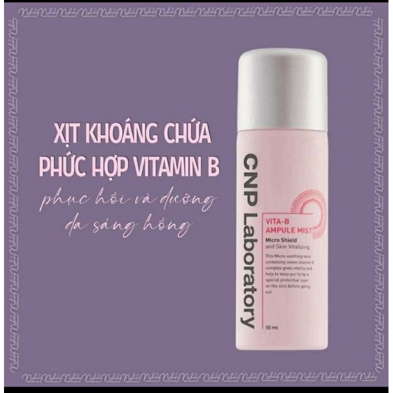 Xịt khoáng Cnp Vita B 100ml