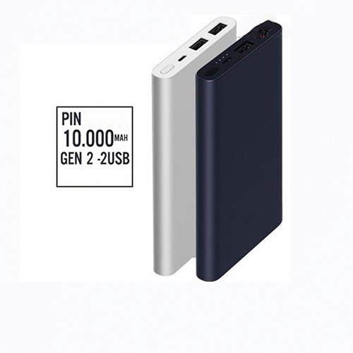 Sạc dự phòng Xiaomi 18W Gen 2 10000 tặng kèm tai nghe AKG