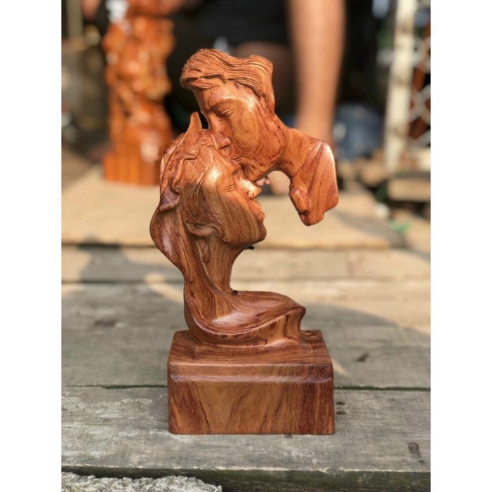 HÀNG HOT Mãi Mãi Bên Nhau Món Quà Cho Các Đôi Tình Nhân Gỗ Hương Cao Cấp KT 30 x 15