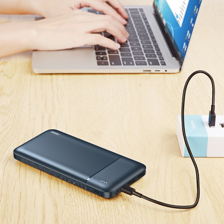 Pin Dự Phòng 10000mah Remax RPP-96 Garie Series Fast Charing 2.1A tích hợp 2 cổng USB