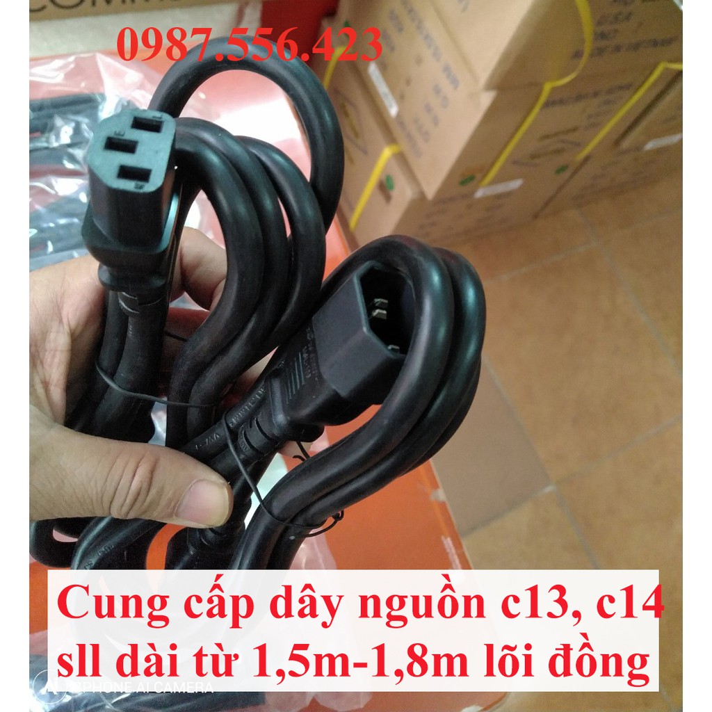 Dây nguồn máy tính C13,C14 lõi đồng tiết diện lõi 3x1.31mm  dài 1.5m - 1.8m dùng cho UPS, Server
