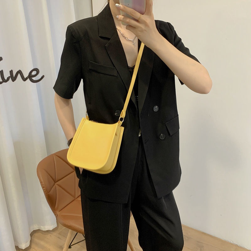 Túi đeo chéo hộp vuông túi đeo vai nữ túi kẹp nách