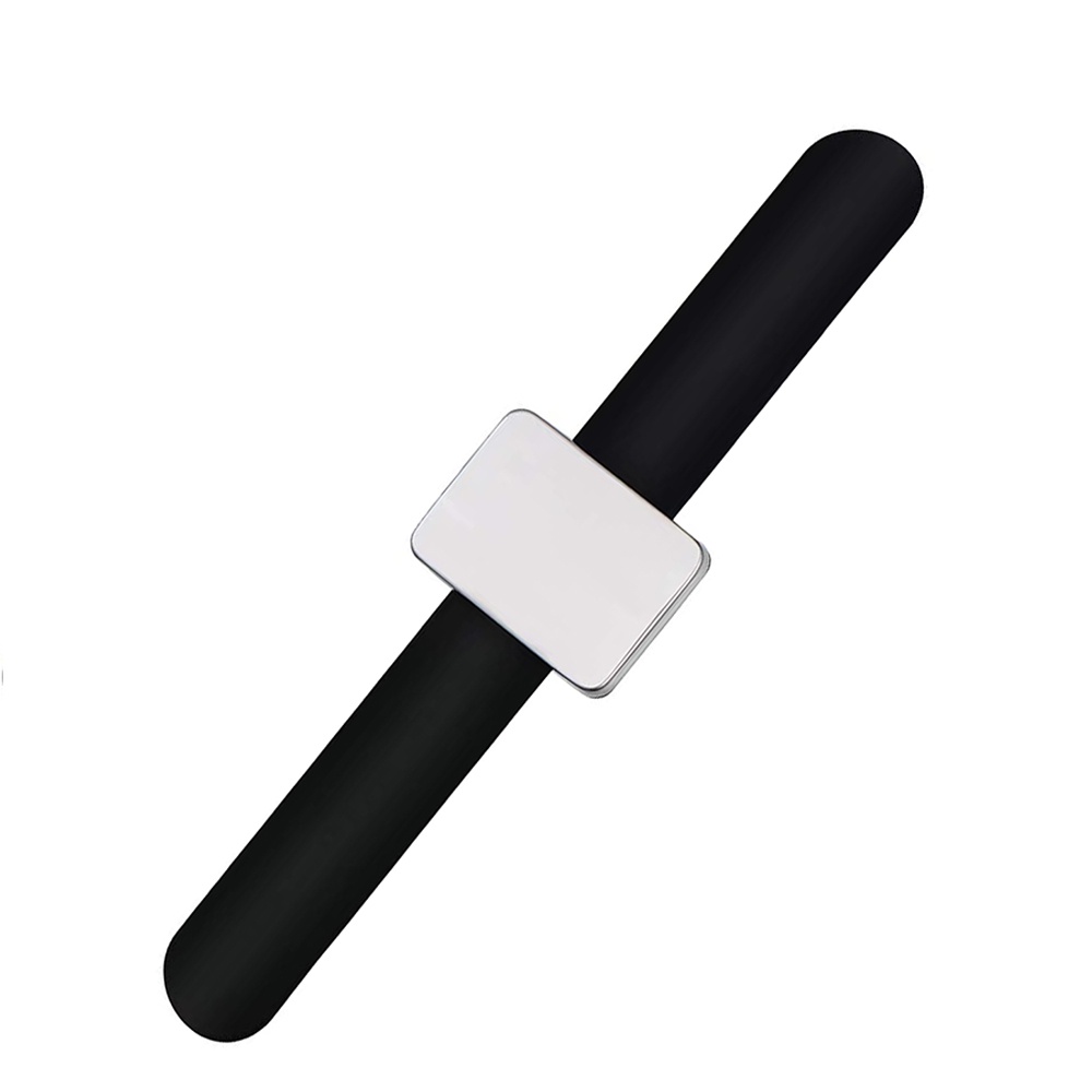 1 Dây Đeo Cổ Tay Bằng Silicone Có Đệm Kim Từ Tính Tiện Dụng