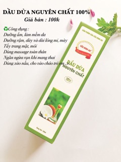 DẦU DỪA NGUYÊN CHẤT CẦU BÌNH AN 100ml