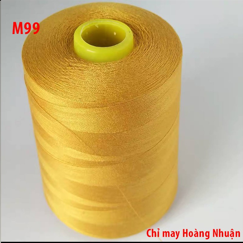 Chỉ may công nghiệp cuộn 4000m-5000m tông màu vàng