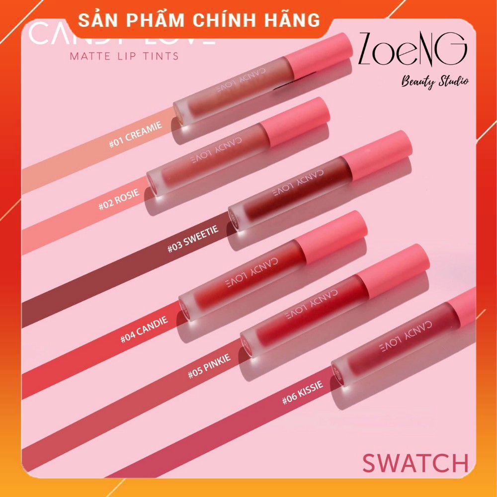 Son Kem Lì Candy Love - Matte Lip Tints