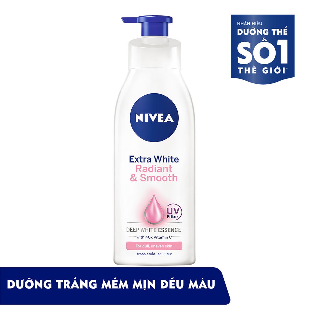 Sữa Dưỡng Thể Nivea Trắng Mịn Extra White Radiant &amp; Smooth 600ml