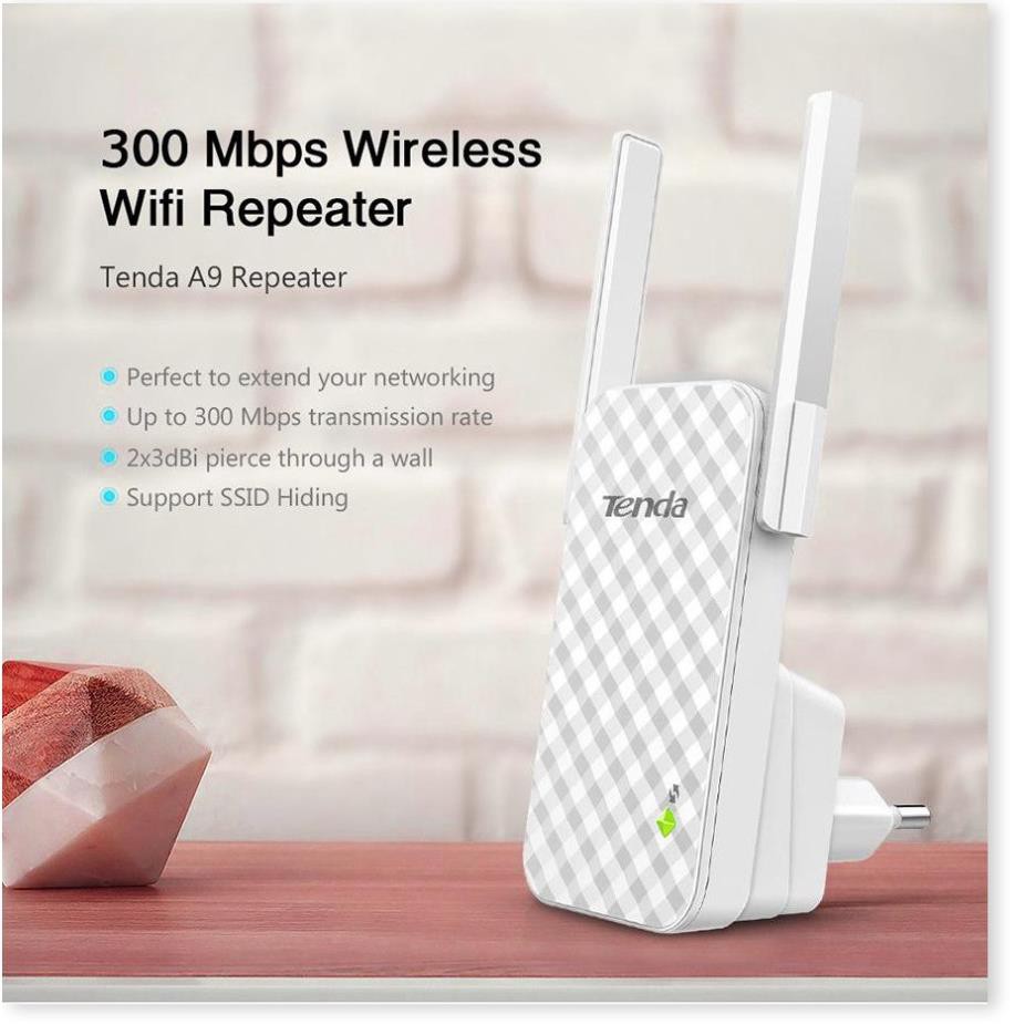 ⭐Thiết bị kích sóng, Bộ khuếch đại sóng wifi Tenda A9 Pro ⭐ kích sóng cực mạnh ⭐ Freeship ⭐ Bảo hành 1 đổi 1