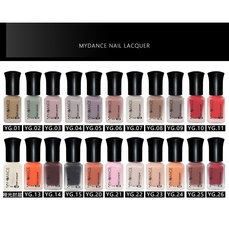 Sơn móng tay hiệu ứng nhám satin 6ml  không độc hại