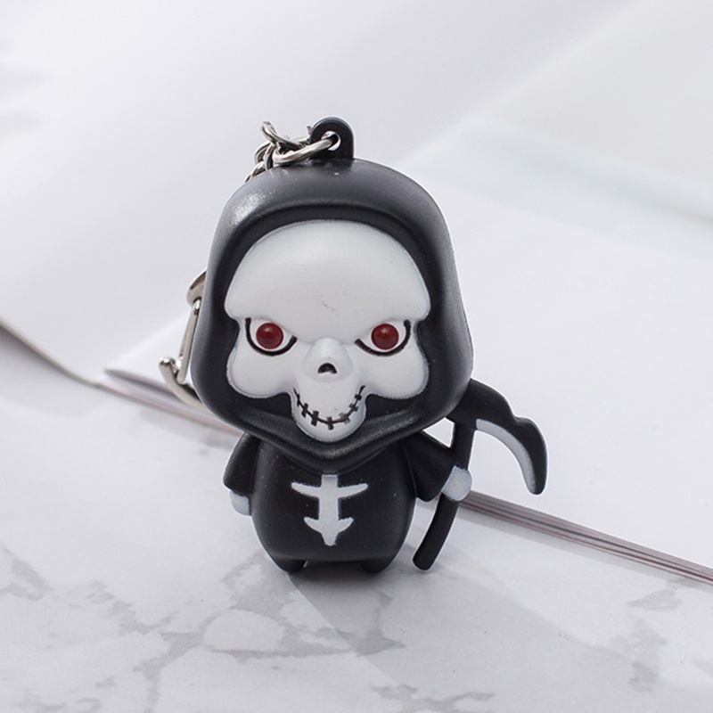 Móc Khóa Hình Ma Có Đèn LED Độc Đáo