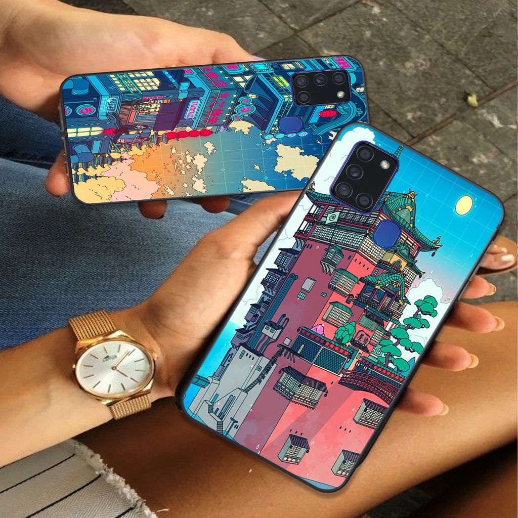 Bộ ốp lưng Samsung A20 / A20S / A21S phong cảnh Anime cực lung linh, thơ mộng. Ốp lưng SS chính hãng RẺ - BỀN - ĐẸP