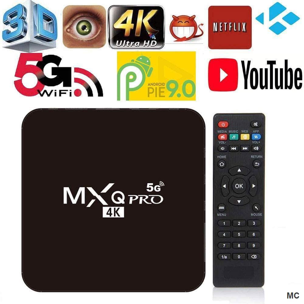 Tv Box MXQ Pro 5g 4K Android Ultra HD + Bàn Phím I8 mini 10.0 Và Phụ Kiện