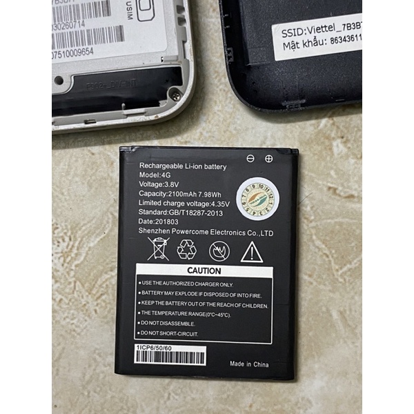 Hàng cũ : Bộ phát wifi di động 4G Viettel D6610