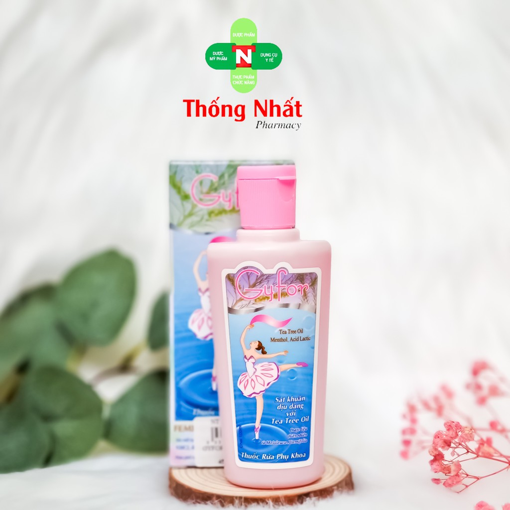 [CHÍNH HÃNG] - DUNG DỊCH VỆ SINH PHỤ NỮ GYFOR TINH DẦU TRÀM TRÀ SIÊU THƠM (100ML)