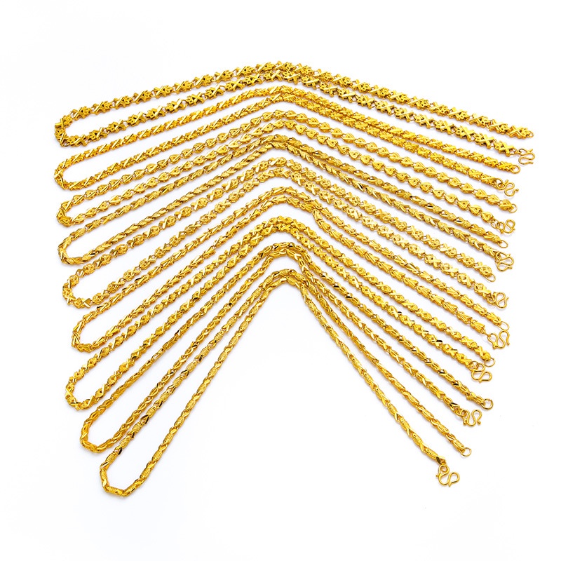 Dây Chuyền Bằng Đồng Mặt Mạ Vàng Phong Cách Việt Nam Hàn Quốc