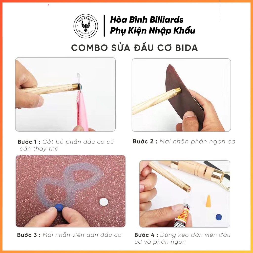 COMBO Sửa Đầu Cơ Bida Tiện Lợi