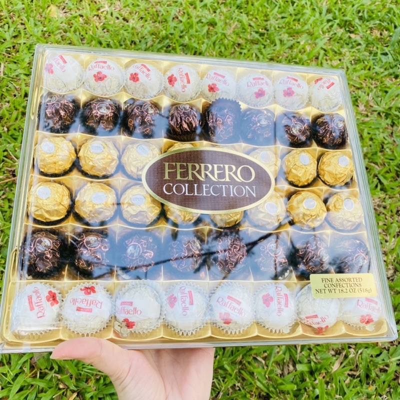 Socola FERRERO ROCHER 3 màu 3 vị - hộp 48 viên
