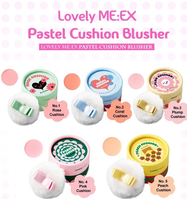 🍭🍭 PHẤN MÁ HỒNG LOVELY ME:EX CUSHION BLUSHER THE FACE SHOP🍭🍭