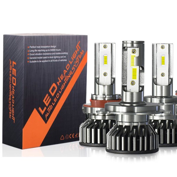 ☬◙Đèn led pha / cos gầm phá sương MF2 - 60W 4300K (vàng nắng nhạt) 3 chế độ màu canbus chân H4 H7 H11 HB3 9005