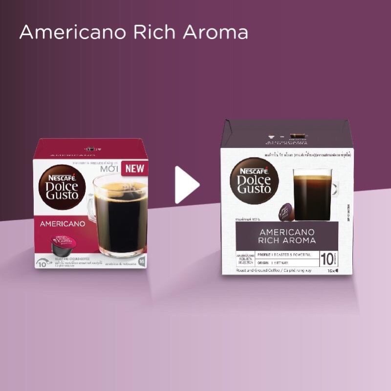 CÀ PHÊ VIÊN NÉN NESCAFE DOLCE GUSTO VỊ AMERICANO