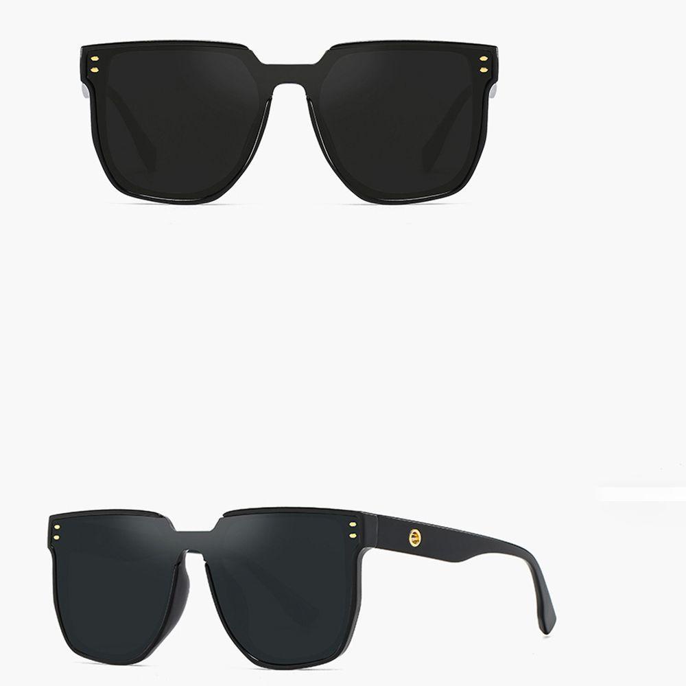 Kính Mát Gọng Vuông Lớn Chống Tia UV Chống Bức Xạ Thời Trang Cho Nam Và Nữ