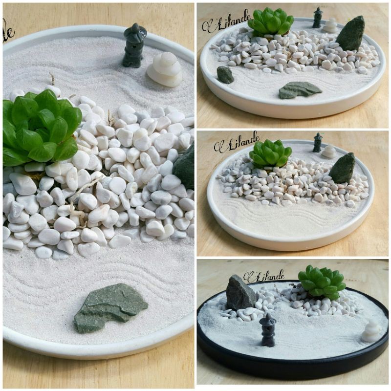 Đĩa Sen đá Zen garden ZA Lilande