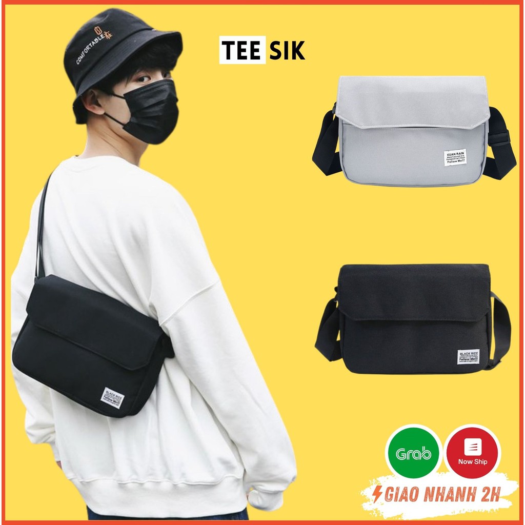 Túi đeo chéo Nam & Nữ TEE SIK phong cách Unisex  Túi đeo chéo hộp thư Messenger 6 ngăn siêu tiện dụng | TS11